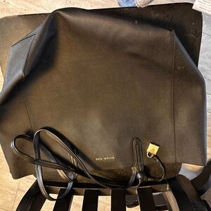 Michael Kors Black Leather Men's Backpack